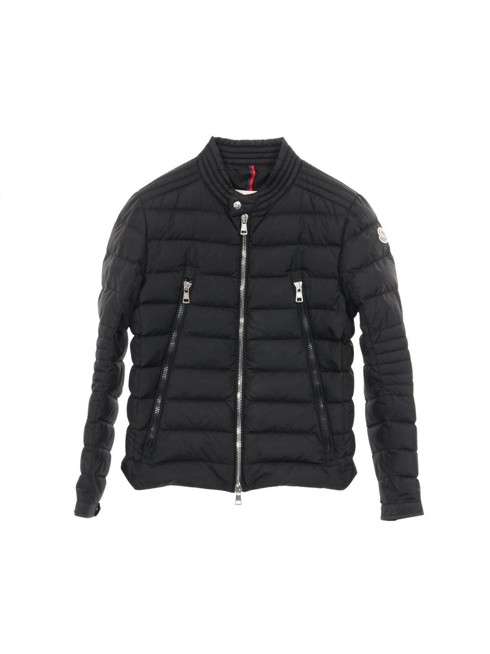 Moncler Amiot Zip Up Down Jacket Nylon #340072M10B